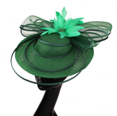 Bridal Hair Accessory - Feathered Fascinator for Wedding Banquets Parties and Photo Shoots