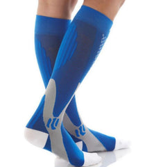Chaussettes de compression pour hommes et femmes, coupe athlétique graduée idéale pour la course à pied, les voyages en avion, les chaussettes de récupération et de circulation d'endurance