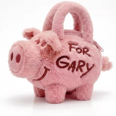 Personalized Plush Pig Crossbody Coin Purse