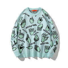 Men's Sweater Coat Loose Top Sweater