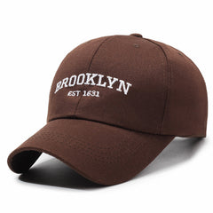 Embroidered Mens Sun-protective Baseball Cap