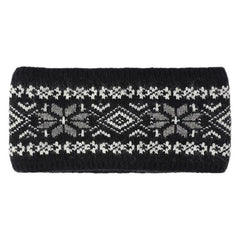 Knitted Hairband With A Wide Brim