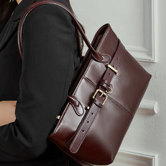 High-Quality Leather Fashionable Large-Capacity Commuter Shoulder Bag