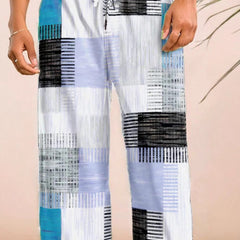 Stylish Cool High-Quality Plaid-Pattern Mens Casual Trousers