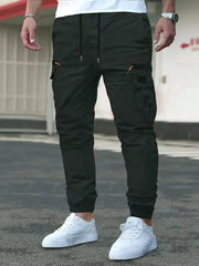 Outdoor Casual Work Pants With Drawstring Cuffs