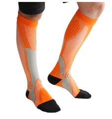 Chaussettes de compression pour hommes et femmes, coupe athlétique graduée idéale pour la course à pied, les voyages en avion, les chaussettes de récupération et de circulation d'endurance
