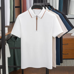 Ice Silk Summer Men's Short-Sleeve Polo Shirt
