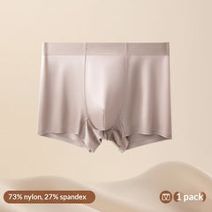 Light Luxury Satin Ice Silk High-End Silk Antibacterial Mens Underwear