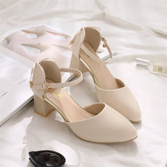 Summer Womens Shoes Versatile Strap-clip Closed-toe Sandals