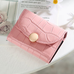 Cowhide Compact Multi-functional Small Wallet