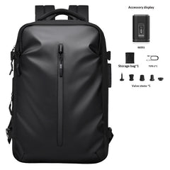 Vacuum-Compression Travel Backpack For Men