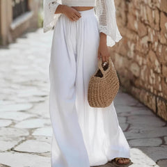 Women's Loose-fitting Solid-color Thin Casual Pants