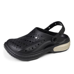 Mens Rubber Sandals Beach Shoes Men Clogs Zuecos Hombre Garden Shoes Summer Fashion Slip on Sandal Casual Breathable