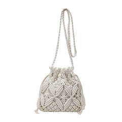 Cross-border Beach Vacation-style Rope-weaved Bag