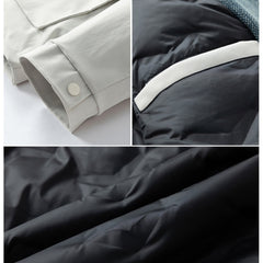 Men's Jacket Fake Two-Piece Korean-Style Trendy Loose Mens