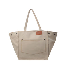 Womens Stylish High-Capacity One-Shoulder Canvas Bag