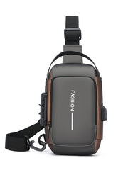 Mens Chest Bag Single-shoulder Crossbody Bag Waterproof And Abrasion-resistant