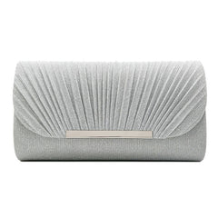 Women's Hardware Edge Party Pattern Fine Pink Clutch