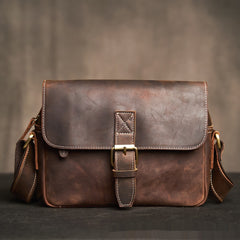 Fashionable Casual Men's First-Layer Leather Bag