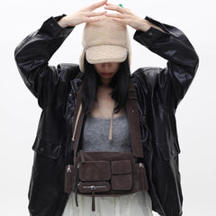 Women's Multi-Pocket Shoulder Crossbody Bag