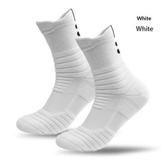 Basketball Socks Thickened Towel-bottom Mid-calf Length Breathable Sweat-absorbing And Non-slip