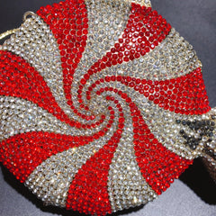 Women's Diamond Candy Shape Crystal Diamond Clutch