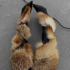 Trendy Y2K-style Fluffy Stiletto Thigh-high Boots