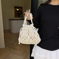 Cross-border Beach Vacation-style Rope-weaved Bag