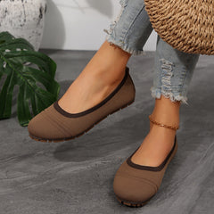 Shallow-toe Mesh Breathable Slip-on Shoes