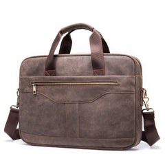 Vintage Business Office Handbag Men's Real-leather Bag Briefcase