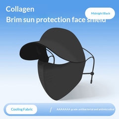 Women's 2-in-1 Sun-Protective Face Mask Seamless Hat