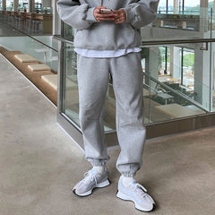 Autumn Grey Sweater Men's Hood