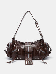 Motorcycle Punk Rivet Retro Womens Crossbody Bag