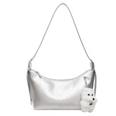 Solid-color Minimalist Elegant Underarm Single-shoulder Crossbody Bag
