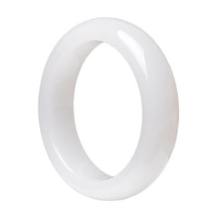 Natural Xinjiang Mutton-fat Grade White Jade Bracelet, Hetian