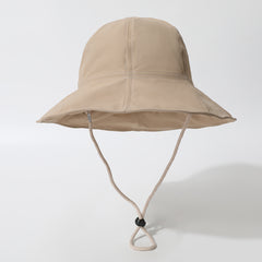 Women's Solid-color Adjustable Sun Hat With String And Ruffled Edge. Stylish And Casual. Perfect For Outdoor Outings, Vacations, Trips And Photo Shoots.