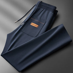 Thin Modal Sweatpants Mens Casual Straight-Leg Pants