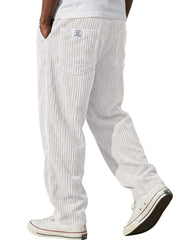 Men's Retro Corduroy Loose Straight-Leg Pants