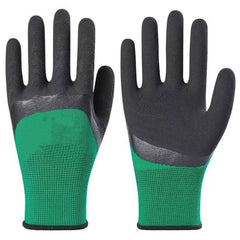 Wear-resistant Labor Protection Breathable Non-slip Work Site Rubber Rubber Gloves