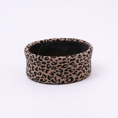 American-style Leopard-print Pillbox Hat Womens New High-end Design