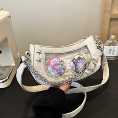 Niche Design Japanese-Korean Style All-Match Underarm Clutch Bag