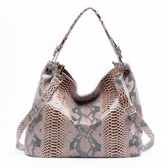 Women's Genuine Leather Large-Capacity Shoulder Handbag