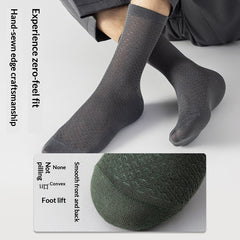 Breathable Sweat-Absorbent Mens Business Stockings