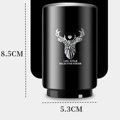 Creative Stainless Steel Beer Bottle Bar Press Opener Automatic Summer Party
