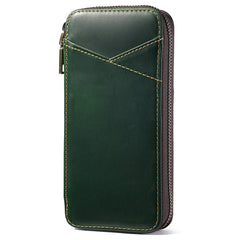 Student Pencil Case Made From Crazy Horse First-Layer Cowhide