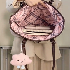 High-end Stylish Versatile Large-capacity Single-shoulder Bag For Class And Commuting