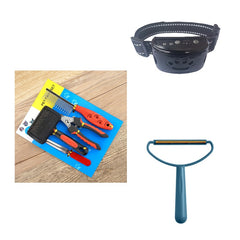 Dog Training Collar Waterproof Electric Pet Remote Control Rechargeable Dogs Trainer Bark Arrester With Shock Vibration Sound