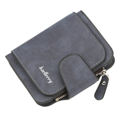 Ladies Wallet New Buckle Frosted Leather Cute