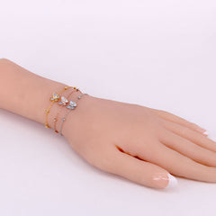 Three-dimensional Shell Butterfly Bead Bracelet