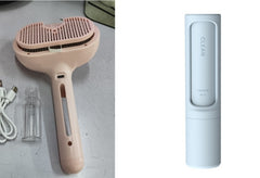 Pet Comb Self Cleaning Pets Hair Remover Brush For Dogs Grooming Tools Dematting Comb Built-in Mist Humidifier Pet Products